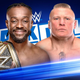 Brock Lesnar’s (right) first television match in over 15 years (against WWE Champion Kofi Kingston, left) is just about the biggest way WWE can kick off its first-ever weekly show on a “big four” broadcast network.